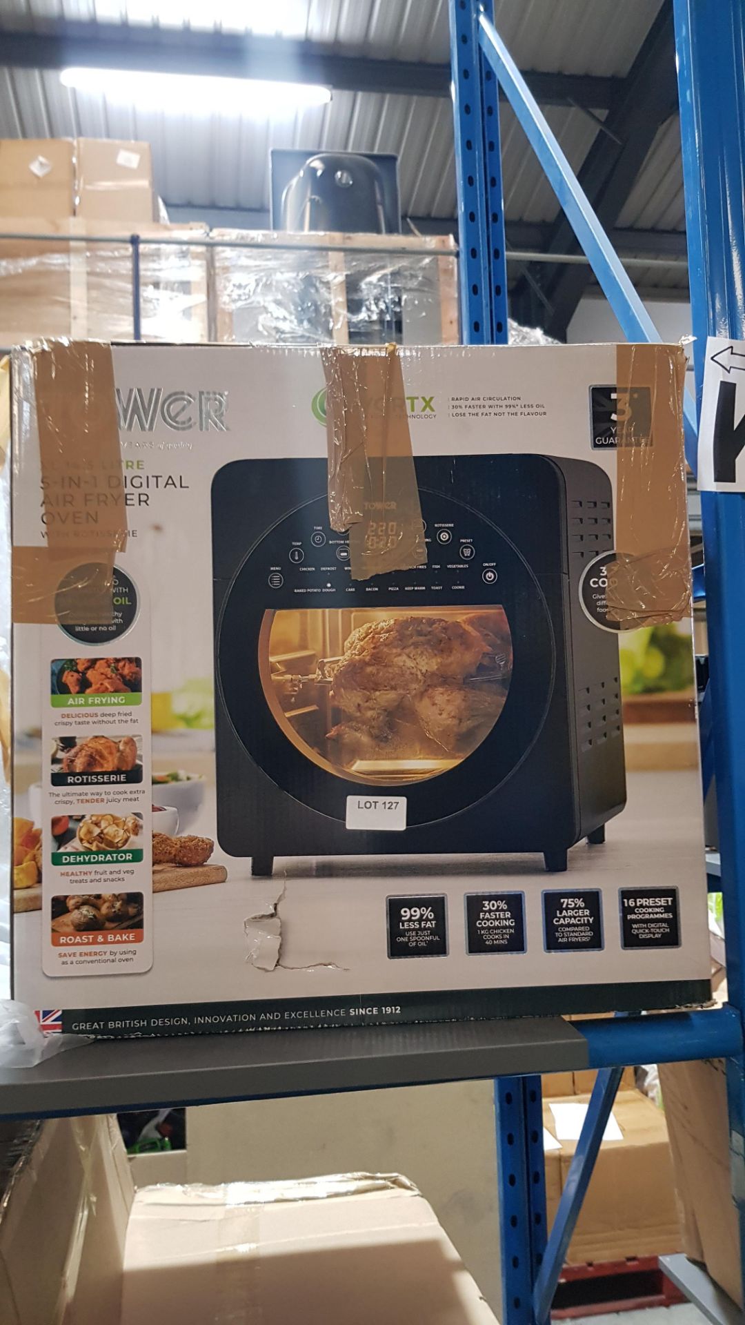 (R2K) 1 X Tower 5 In 1 Digital Air Fryer Oven - Image 2 of 2