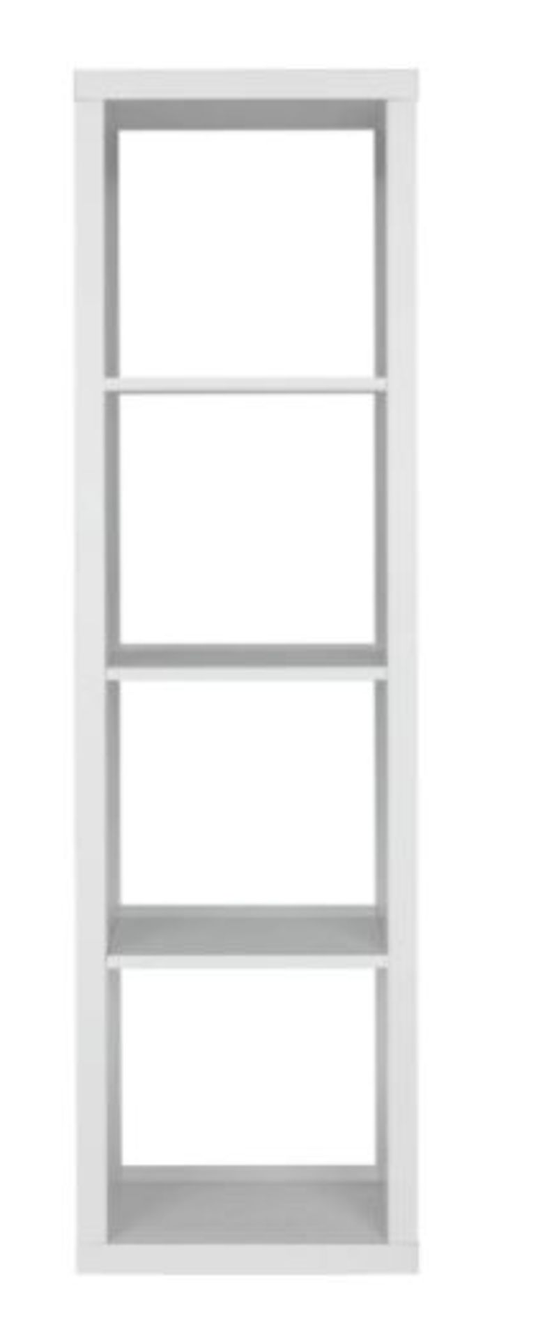 (R10K) Clever Cube 1 X 4 Cube Storage Unit White Matt Finish. (H1460 x W410 x D390mm) - Image 3 of 5