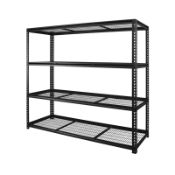 1 X Pinnacle Hardware Heavy Duty Series 4 Tier Adjustable Shelf (H1830 x W1820 x D40mm) RRP £120