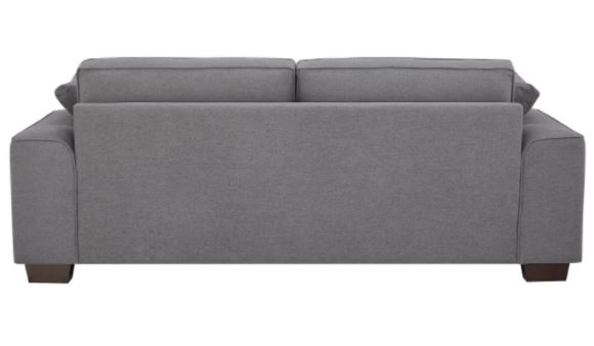 1 X Lola Sofa Charcoal. Wooden Frame With Solid Beechwood Legs. 100% Polyester Fabric Cover (H80xW2 - Image 5 of 6