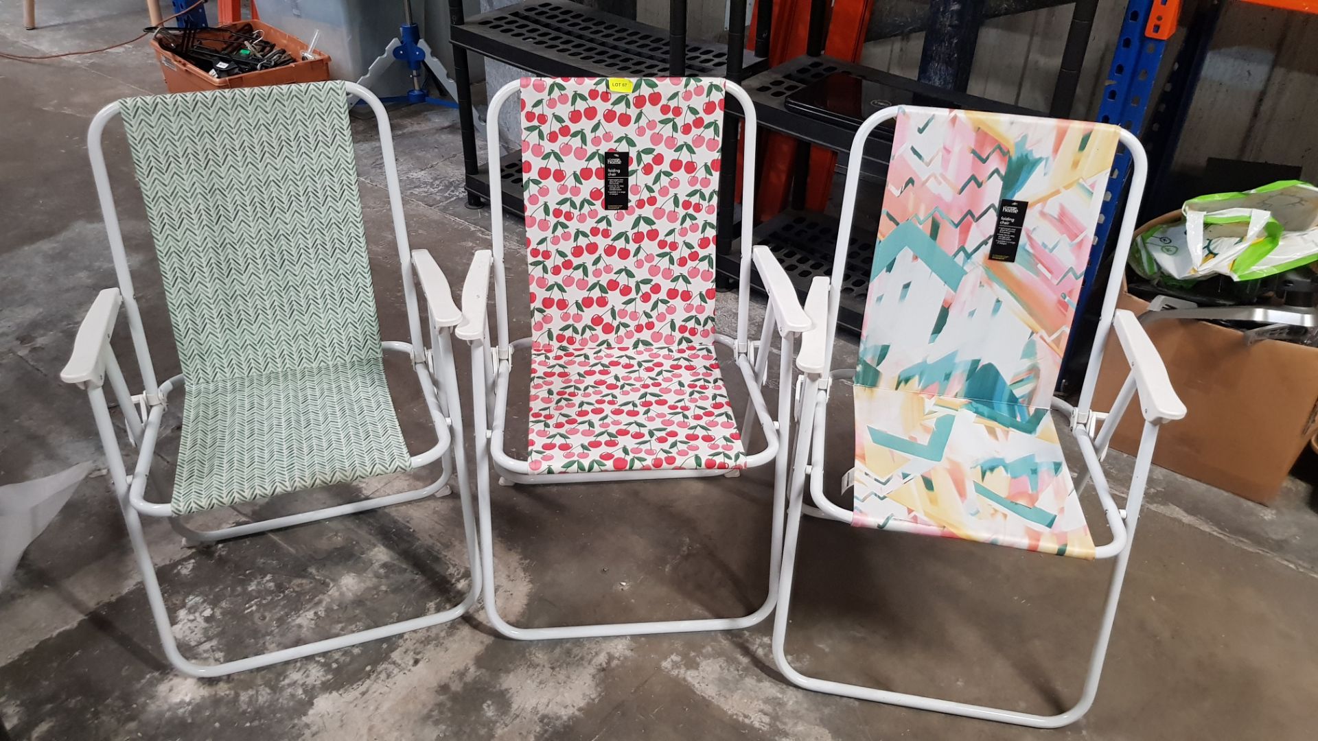 3 X Folding Garden Chairs