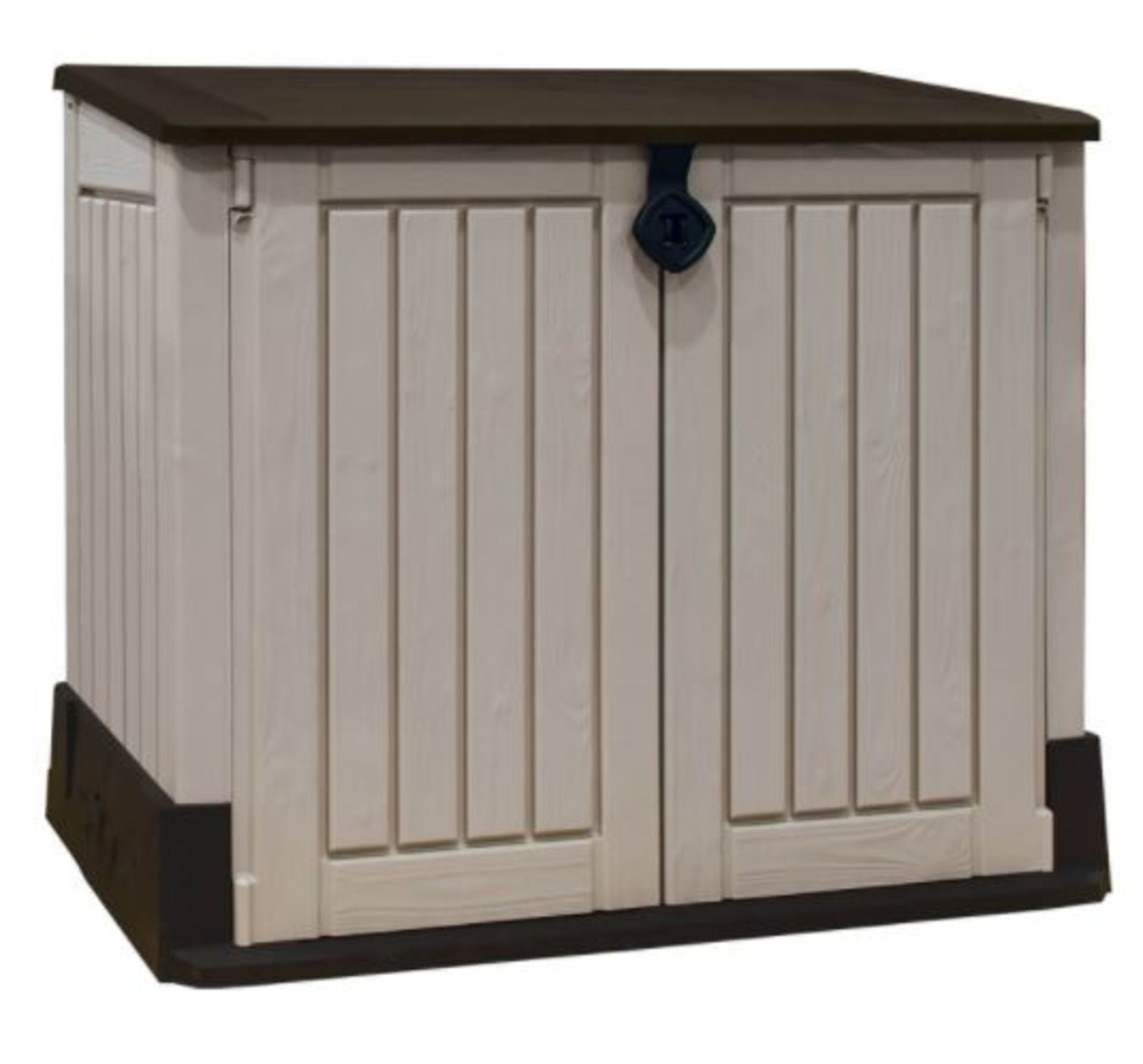 Garden. 1 X Keter Store It Out Midi 845L. (W130xD74xH110cm) RRP £105