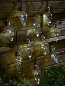 (R10D) Lighting. 6 Items. 4 X Warm White 192 LED Solar Curtain String Lights & 2 X 10 Diamond Solar