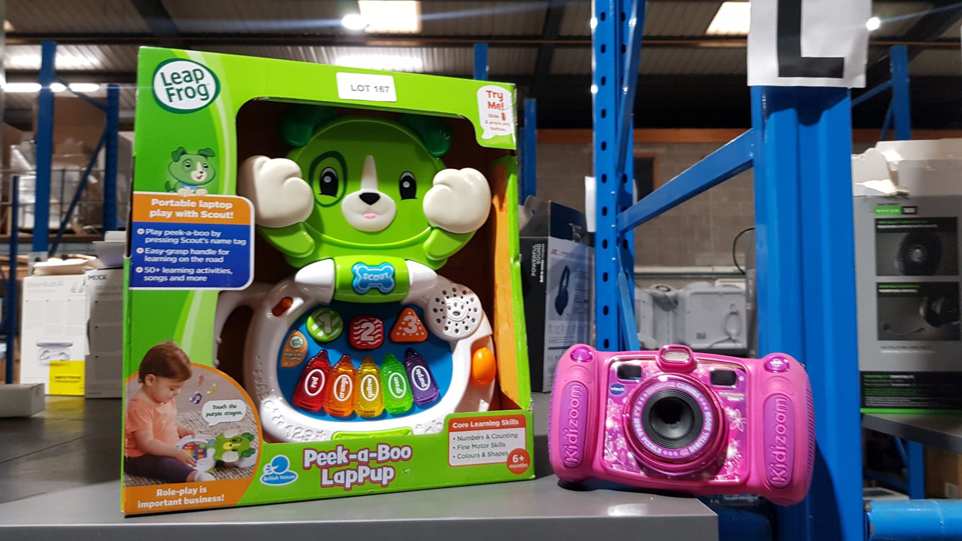 (R9K) Toys. 2 Items. 1 X Leap Frog Peek A Boo LapPup (New) & 1 x Vtech Kidizoom Duo Camera (No Box - Image 3 of 3