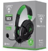 (R9B) Gaming. 5 X Turtle Beach Xbox Recon 50X Wired Gaming Headset