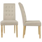 (R5I) Furniture. 2 X Roma Dining Chair