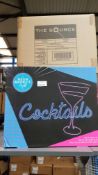 (R5O) 12 X Cocktails Neon Effect Light (New)