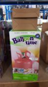 (R5H) Toys. 2 X Balloon Time Standard Helium Tank & Approx 30 X Foil Balloons. (New)
