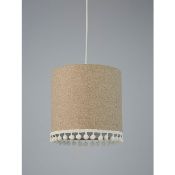 (R10E) Lighting. 5 Items. 2 X Pom Pom Shade, 1 X Square Shade High Rise, 1 X Chimney Shade 2 Pack &