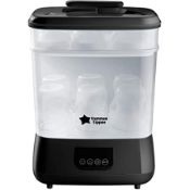 (R6G) Baby. 1 X Tommee Tippee Advanced Electric Steriliser And Dryer Black