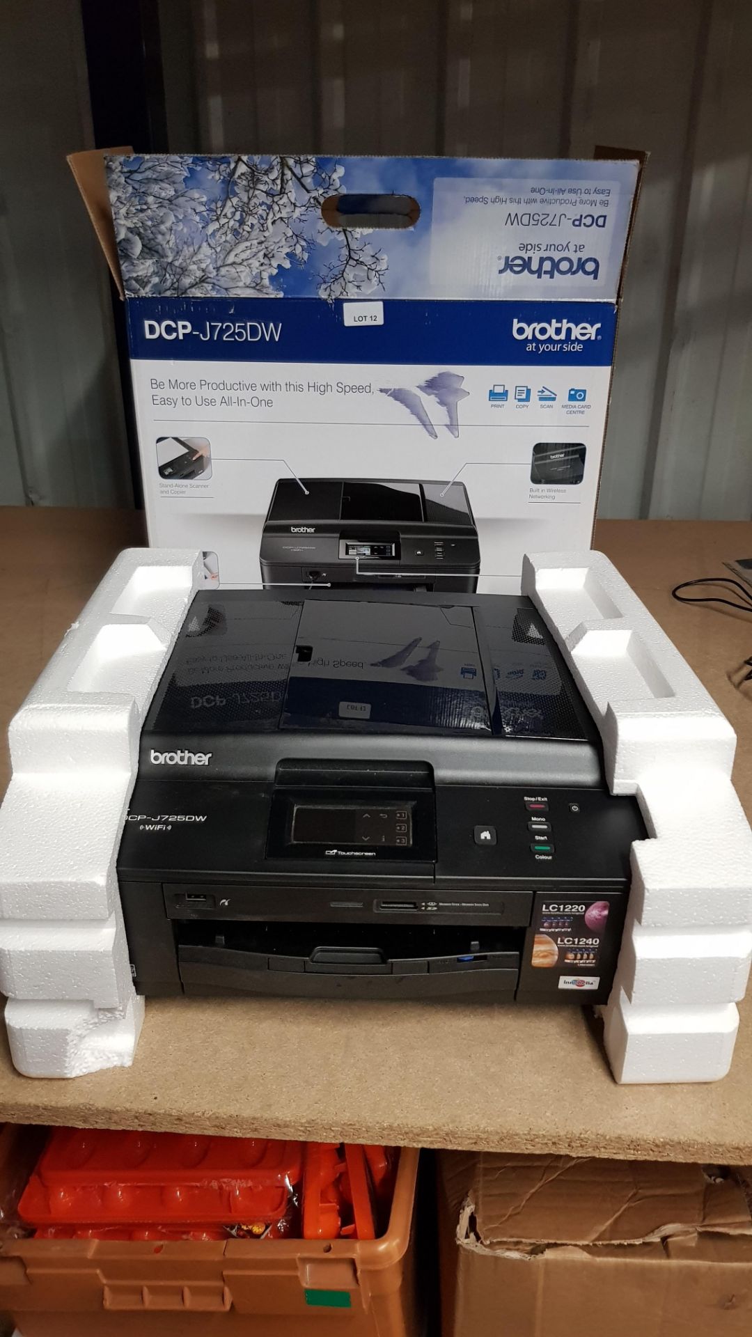 (R13C) 1 X Brother DCP-J725DW All In One Printer. Built In Wi-Fi, Stand Alone Scanner & Copier, Bord - Image 3 of 6