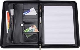 (R5I) Office. Approx 17 X Cathedral Products A4 Conference Pad With Secure Zip (New)