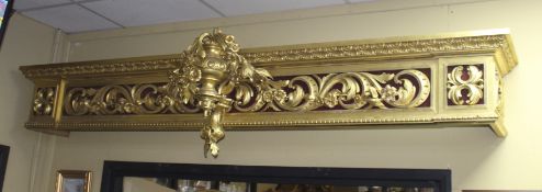 Regency Carved Giltwood Window Pelmet by D.J.McLauchlan, London