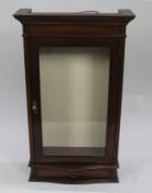 Mahogany Glazed Wall Mounted Cabinet by Frenni