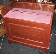 Mahogany Glazed Jewellery Display Counter