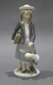 Lladro Porcelain Figurine ""Autumn"" Schoolgirl #5218