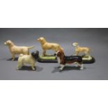 Collection of 5 Beswick Dogs