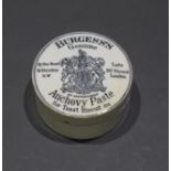 Original Burgess's Anchovy Paste Lidded Pot