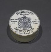 Original Burgess's Anchovy Paste Lidded Pot