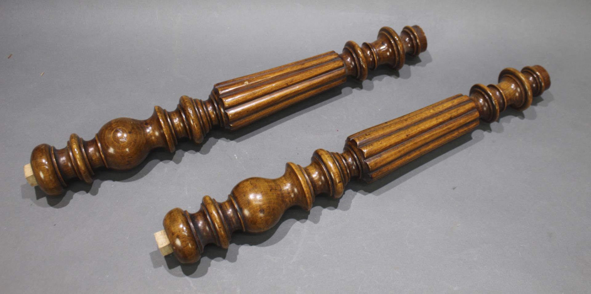 Pair of William IV Reeded Legs - Image 2 of 2