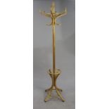 Modern Light Wood 6ft Hat Coat Stand