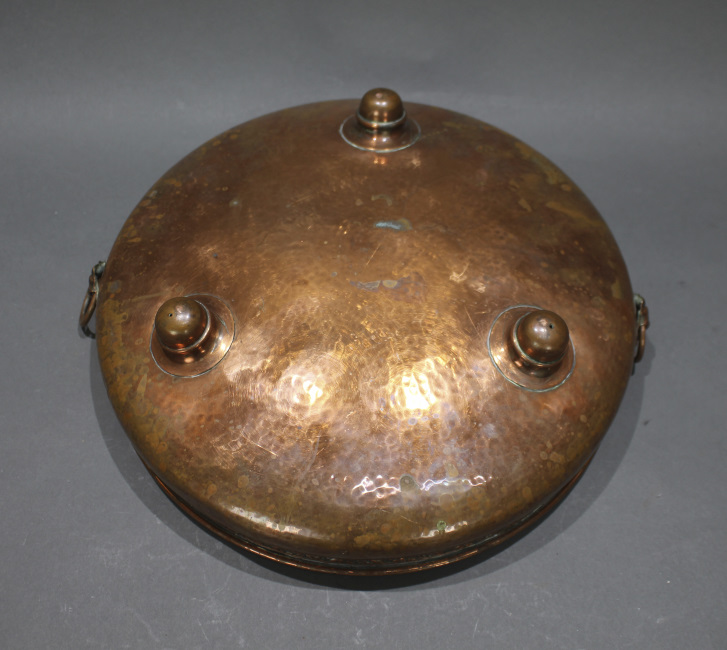 Shallow Copper Footed Bowl - Image 3 of 3