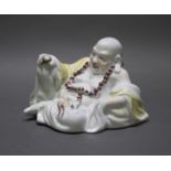 Porcelain Decorative 20th c. Buddha Sculpture