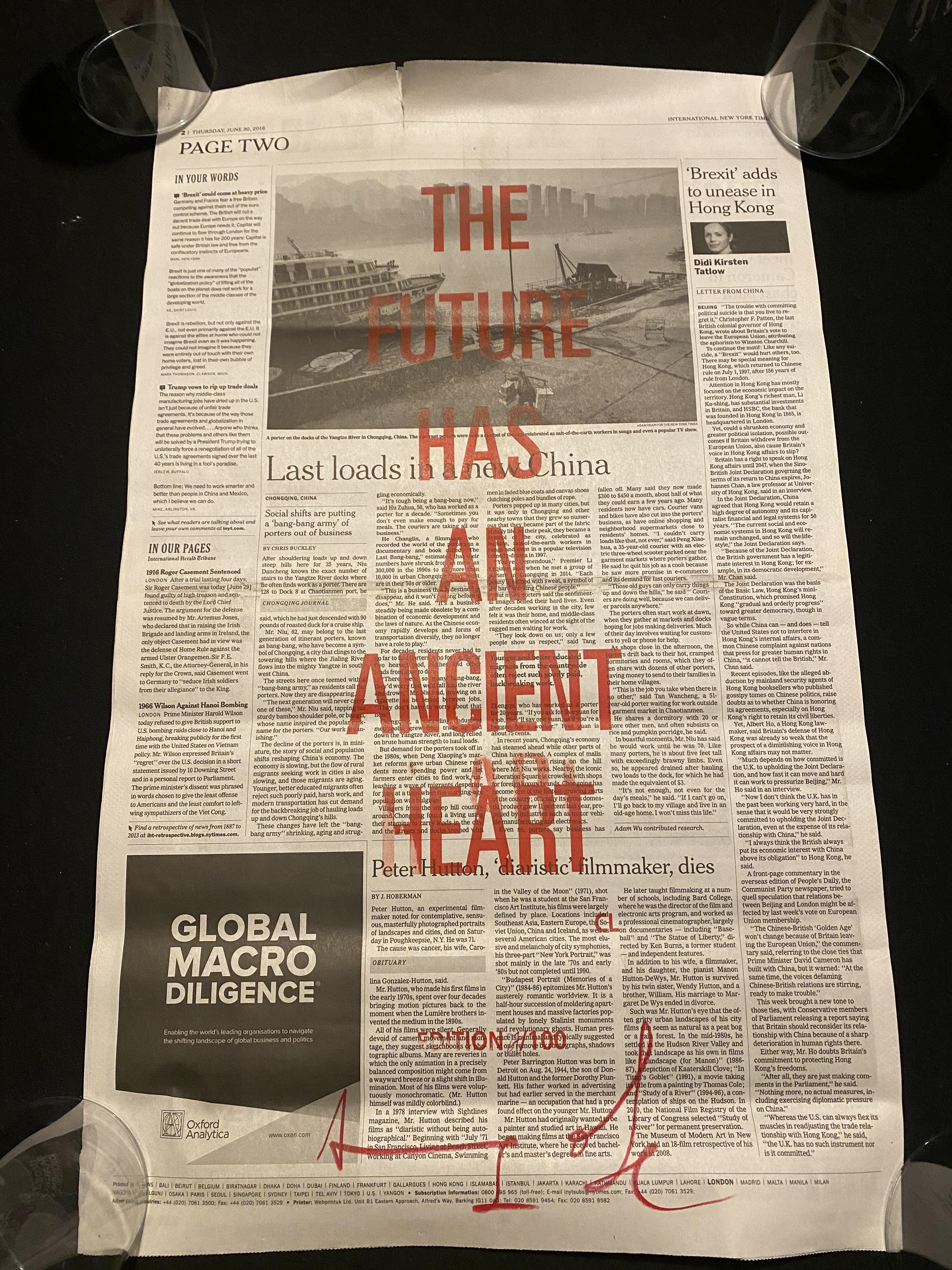 Chopped Liver Press, The Future Has An Ancient Heart Limited Edition £100