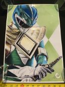 Chris Clarke Set of 3 Power ranger Prints £55