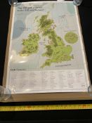 Top 100 Golf courses, scratch and play poster