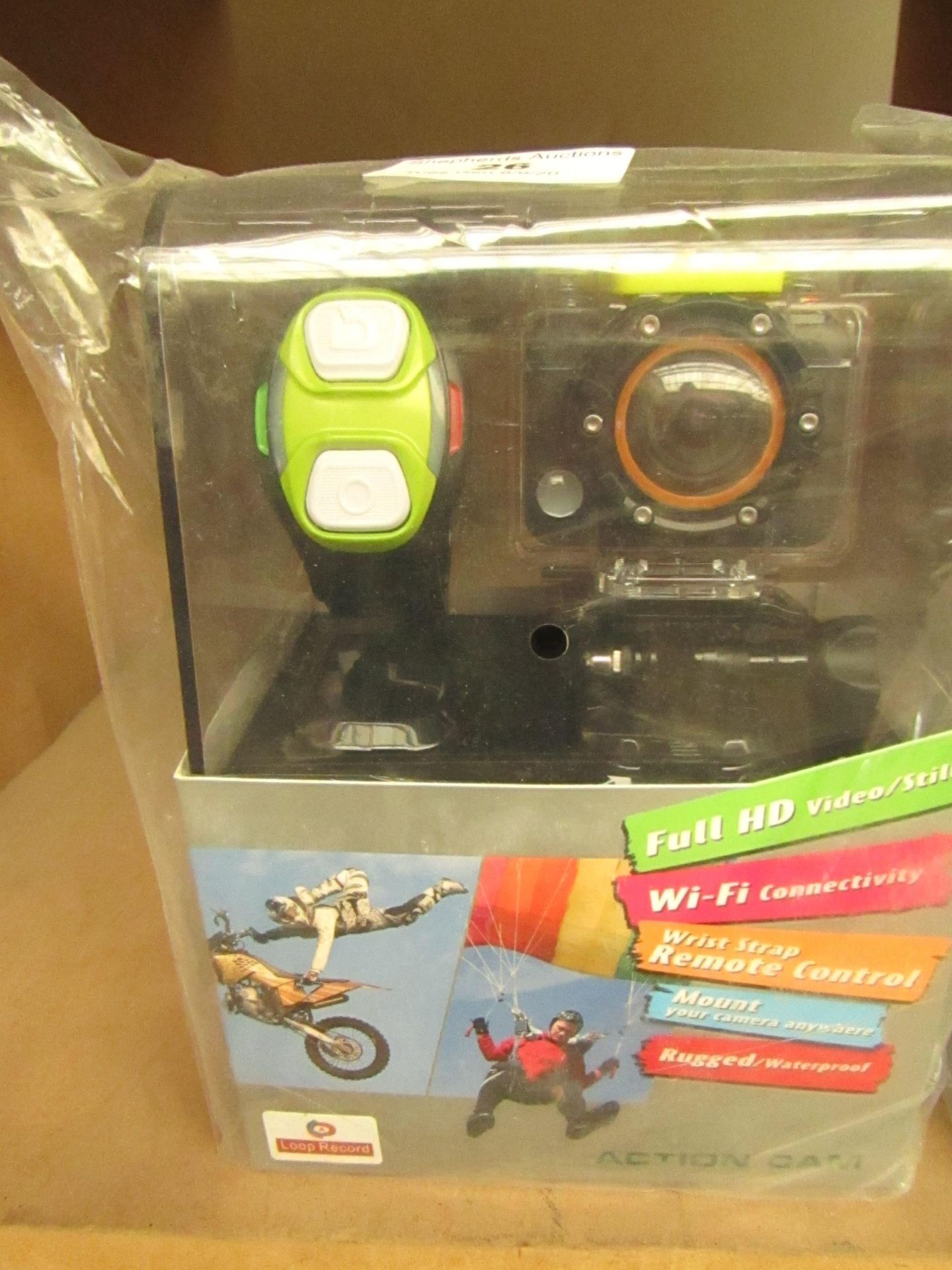 Full Hd Sports Wifi Action Camera With Accessories And Bracelet,