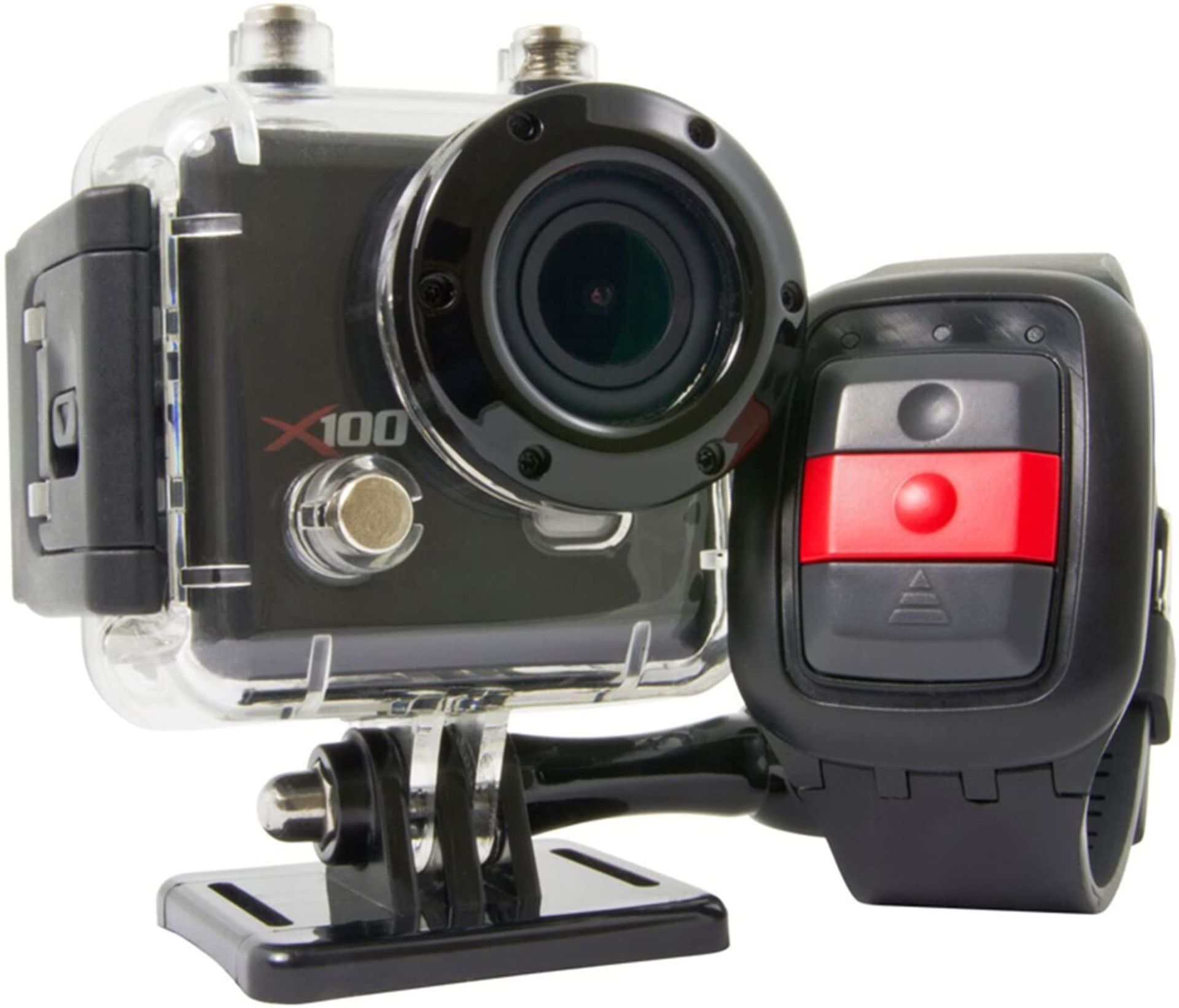 Kaiser BAAs x100 (Kba12009) Waterproof Sport Action Camera With Casing - Black Rrp £119.99