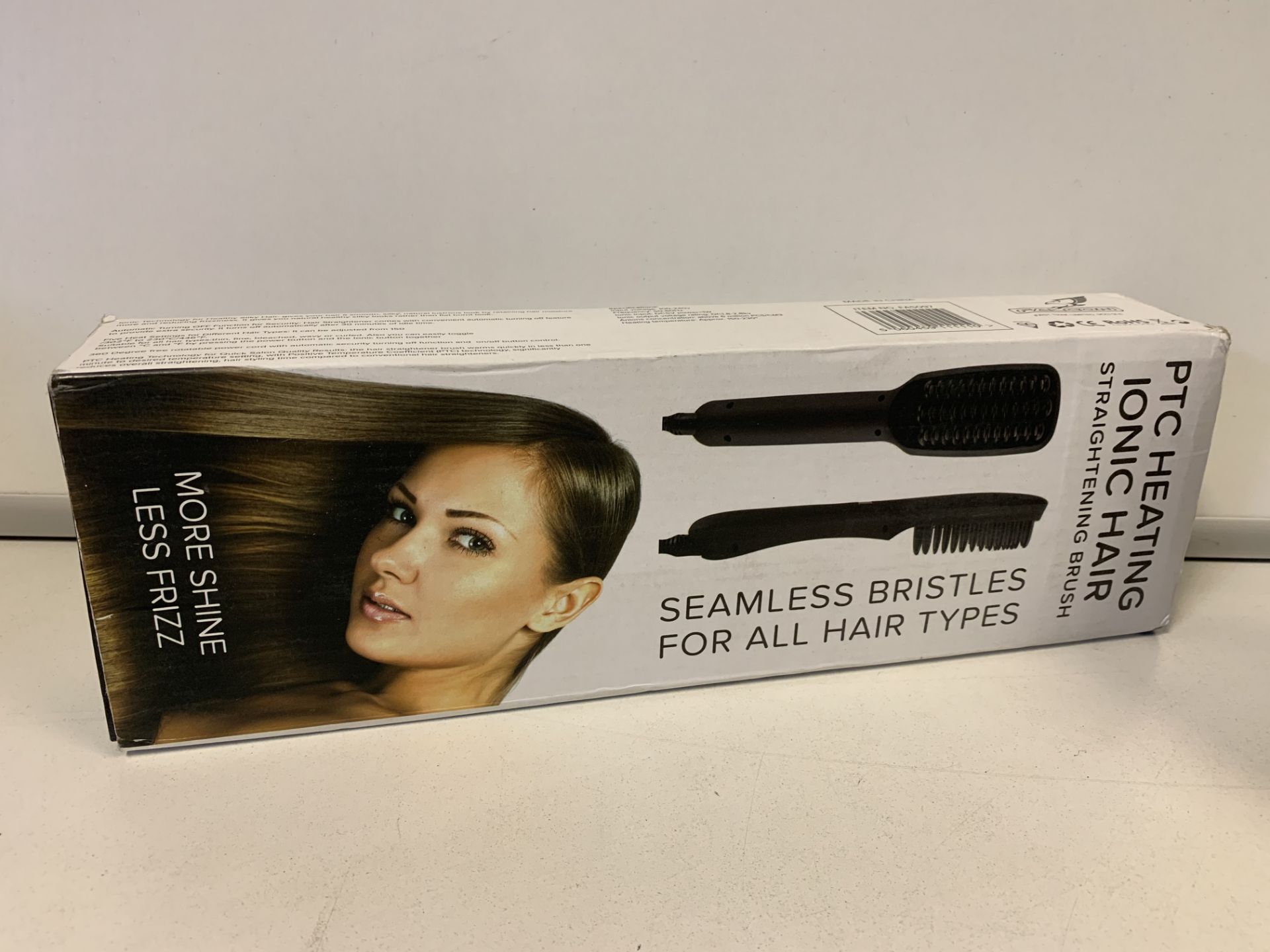 Brand New Hair Straightener Ptc Heating, Ionic Brush