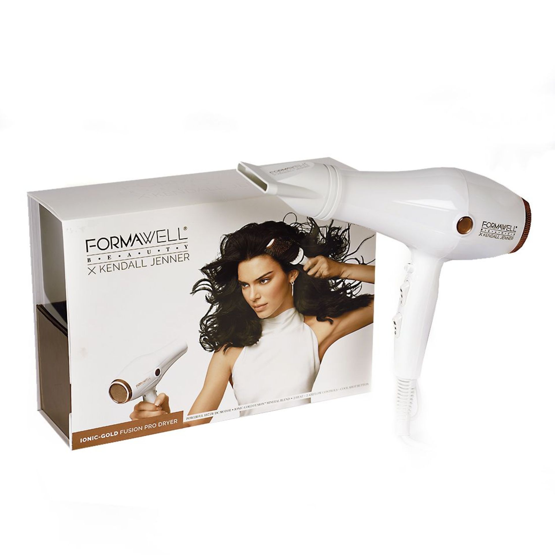 Kendall Jenner Formawell Beauty Pro Iron Hair Dryer Rrp £59.99