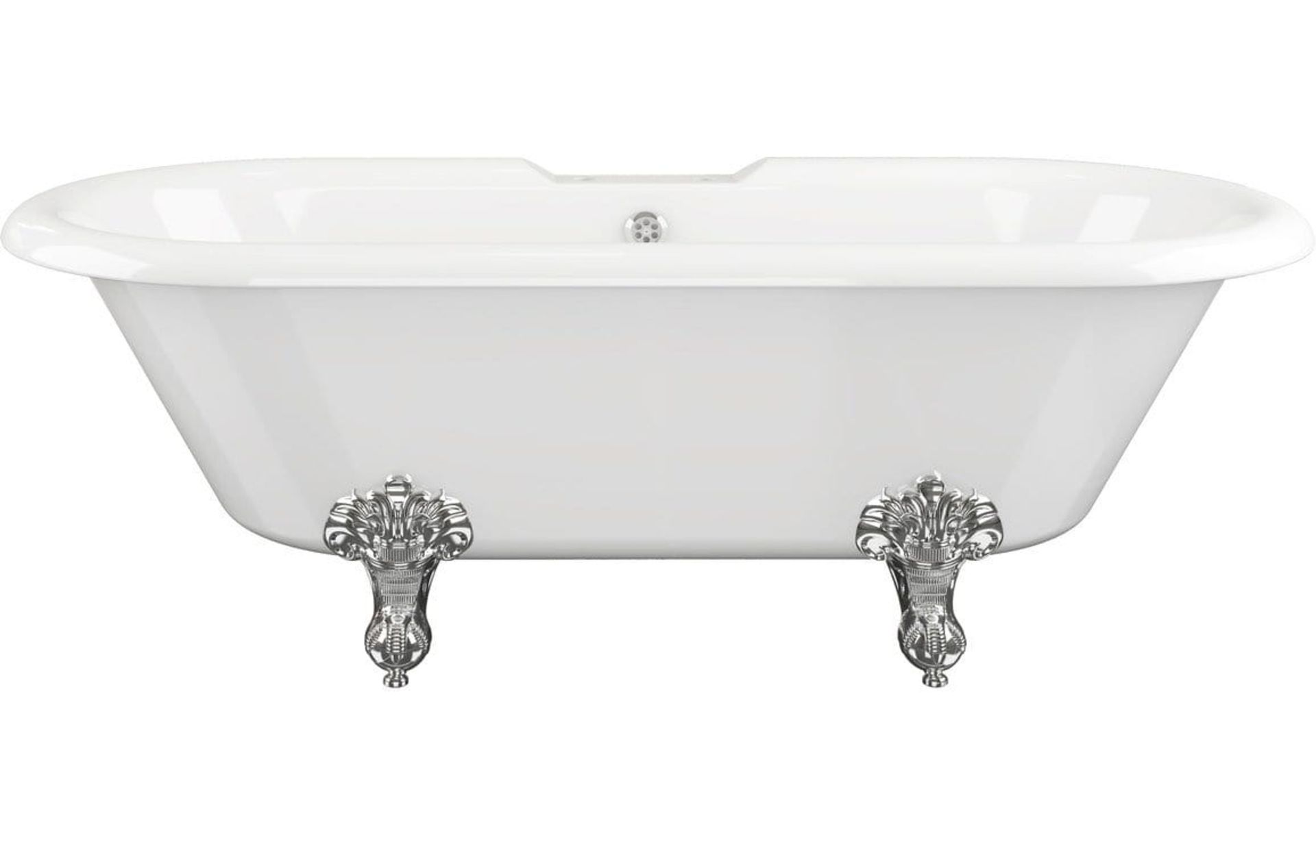 New (A10) 1700x750mm Traditional Richmond Freestanding Bath. RRP £1049.99. Chrome Ball Feet. ... - Image 2 of 2