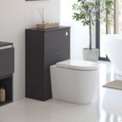 New (Y147) Carino 600mm Floor Standing WC Unit Graphitewood. RRP £318.08. The Carino Range You...