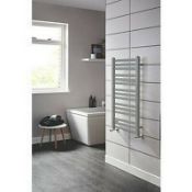 NEW (C115) Wolfsbane 521W White Towel warmer (H)1200mm (W)500mm. This high-quality towel warmer...