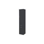 New (A111) Scudo Lanza Tall Unit Ð Anthracite. RRP £394.20. Bathrooms Range Includes A Coll...