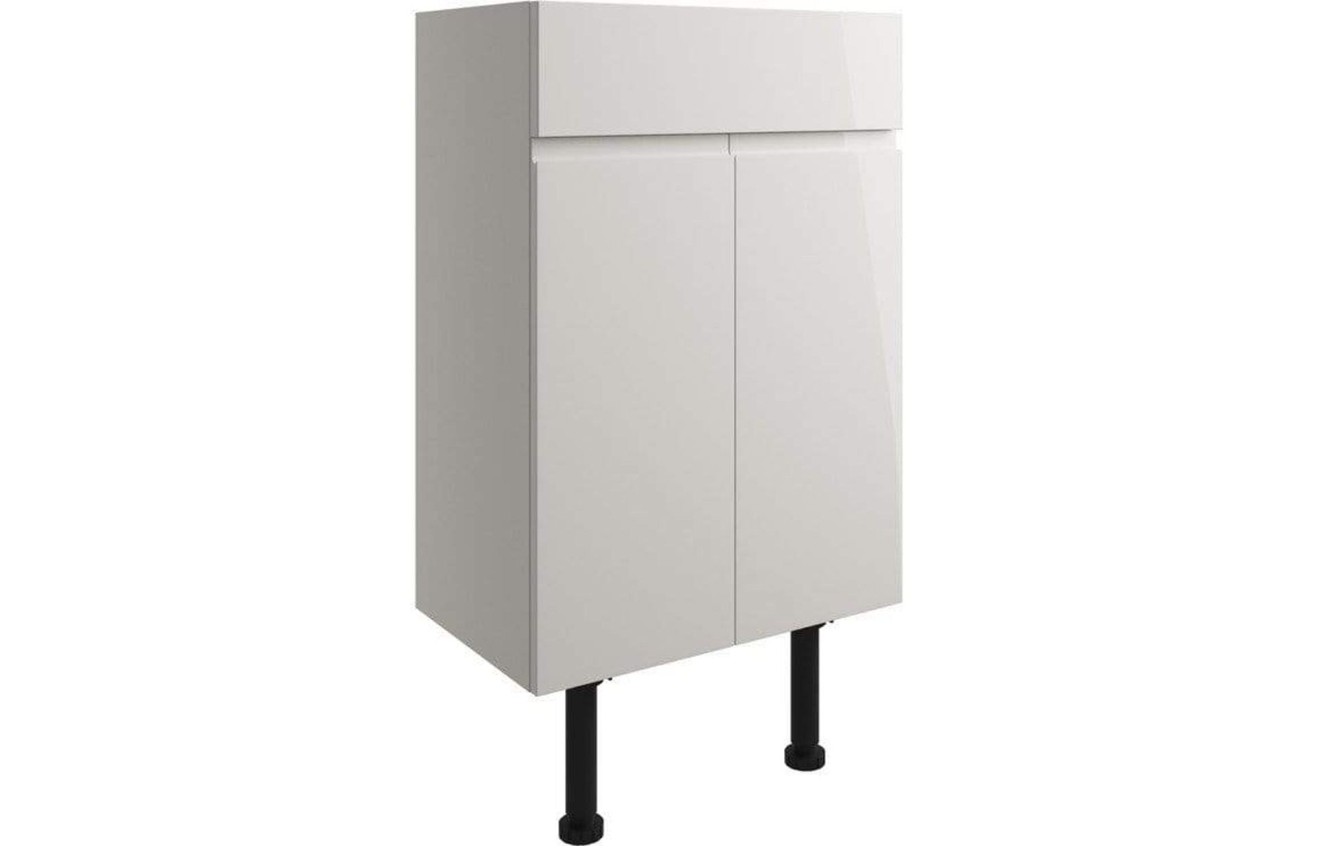 NEW (L177) Valesso 500mm Slim Vanity Unit 2Dr Ih -White. RRP £371.00. The Valesso modular furn...