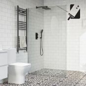 NEW ( C36) 1200mm - 8mm - Premium Frameless EasyClean Wetroom Panel. RRP £549.99.10mm British...