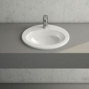 (Qp220) Vitra S20 Round Inset Basin.RRP £103.99.This Vitra S20 Basin Has Been Carefully Design...