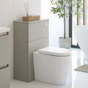 New (U231) Carino 600mm Floor Standing Wc Toilet With Top Pebble Grey. Designer, Modular Furni...