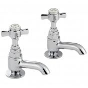 New (A172) Traditional Pair Of Basin Taps.