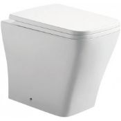 New (A176) Aura Back To Wall Toilet Pan. Seat Not Included.
