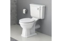 New & Boxed Cambridge Traditional Close Coupled Toilet & Cistern - White Seat. Ccg629Pan.Tradi...