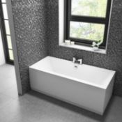 New (A58) 1700x750mm Square Double Ended Bath. Made From The Best Quality Lucite¨ Acrylic F...