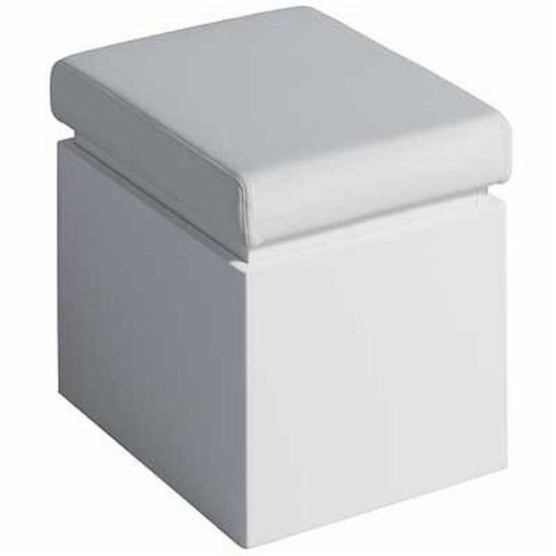 New Twyford White Bathroom Seat With Storage Is Designed With A Stunning White Finish, Enhancin... - Image 2 of 2