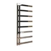 New (D175) Astrillo Towel Rail 1150 x 500mm Chrome 853 BTU. Flat Profile Designer Towel Radiato...