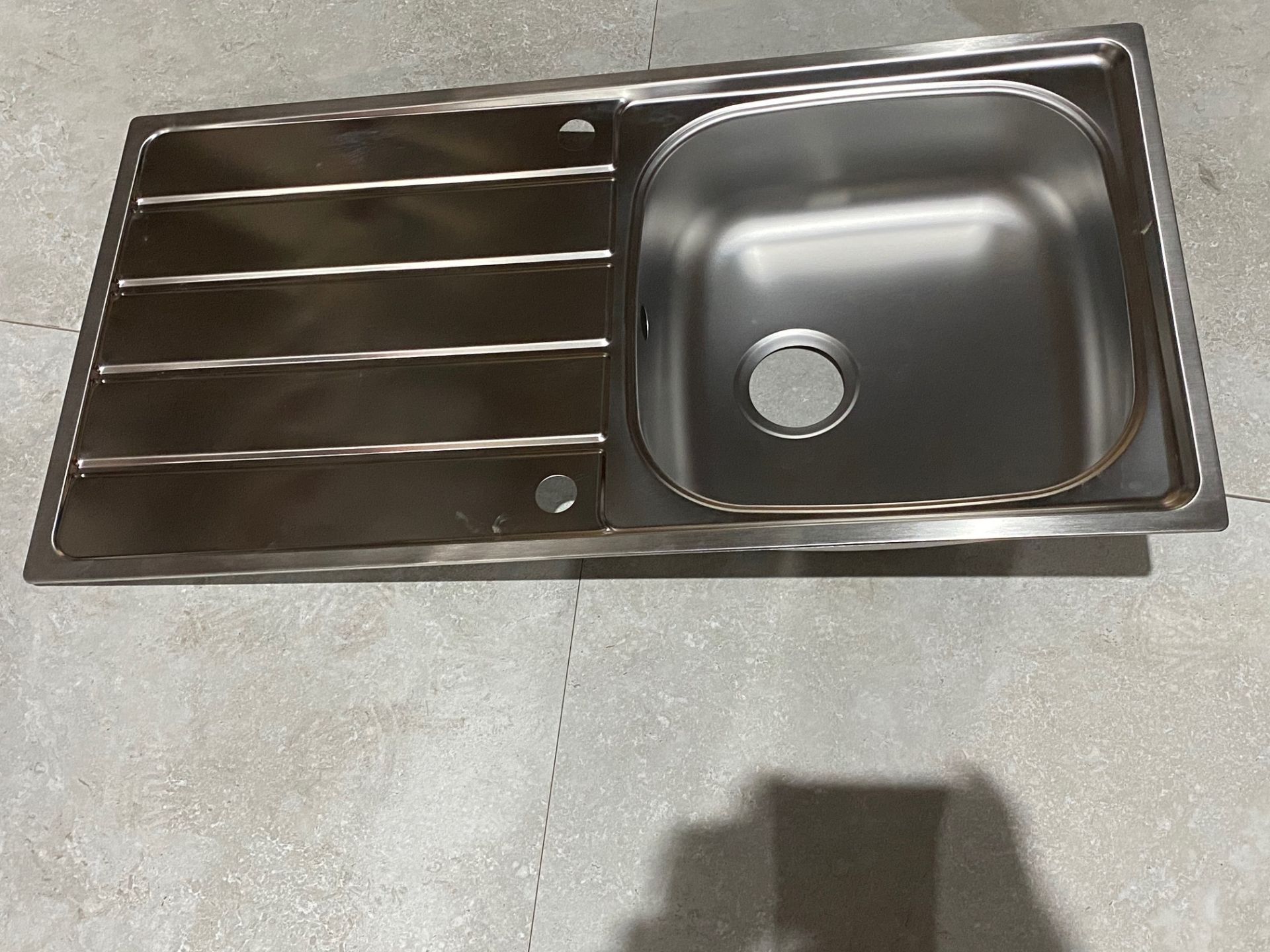 NEW (H115) 970x500mm Teka Stainles Steel Sink Bowl. - Image 2 of 2