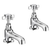 New (W47) Traditional Bath Taps. Frame Glass With Polished Chrome Finish New (W47) Traditional